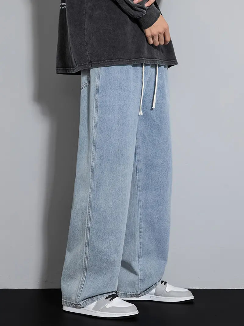 SHINJIN Wide-Leg Denim Jeans