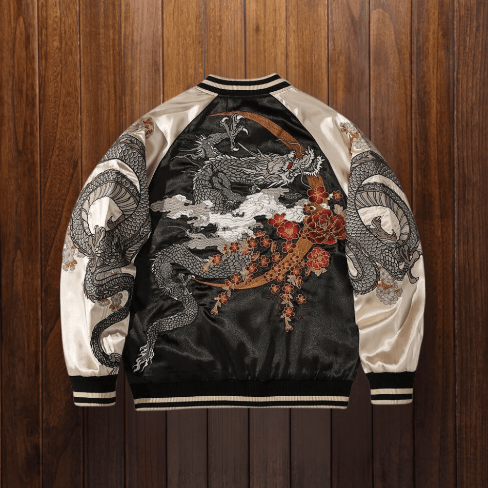 NOBU Embroidered Dragon Sukajan Jacket - Satori