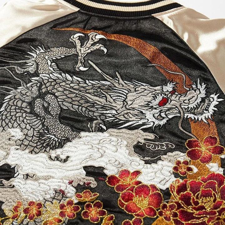 NOBU Embroidered Dragon Sukajan Jacket - Satori