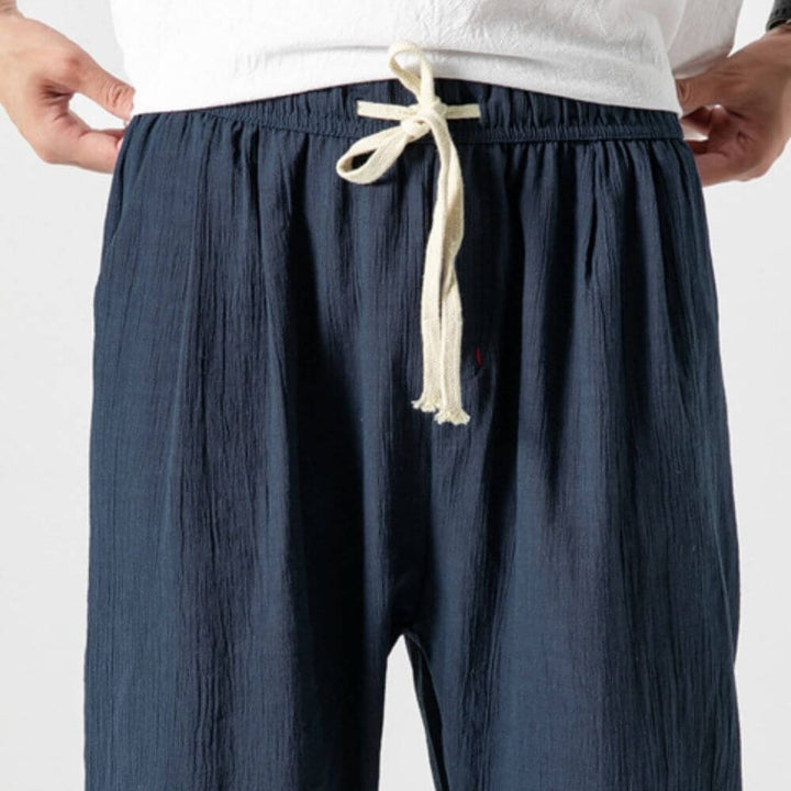 ENZO Cotton Linen Harem Pants - Satori