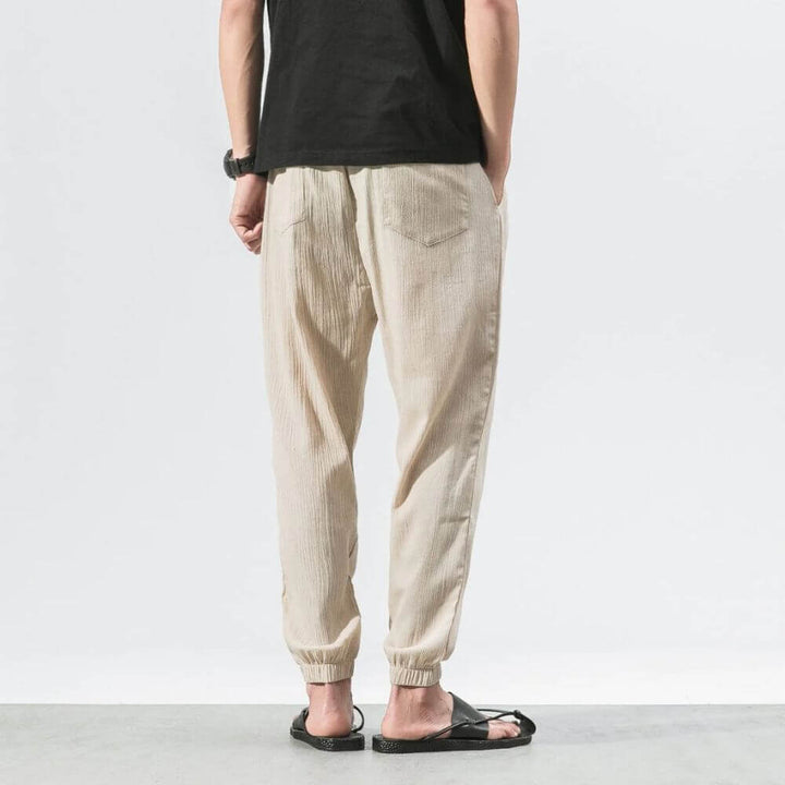 ENZO Cotton Linen Harem Pants - Satori