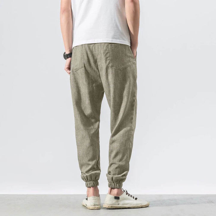 ENZO Cotton Linen Harem Pants - Satori