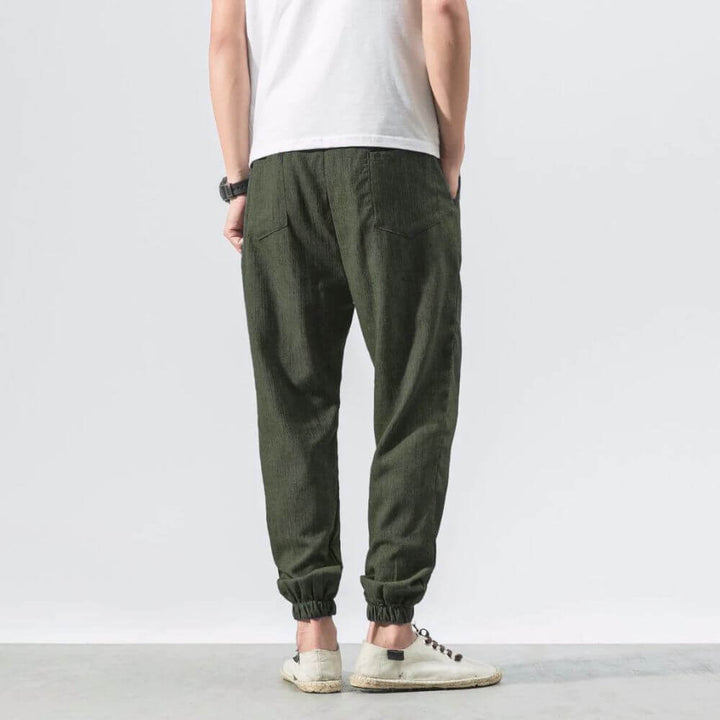 ENZO Cotton Linen Harem Pants - Satori