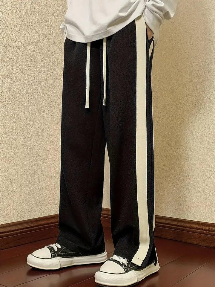 SORA Striped Drawstring Pants