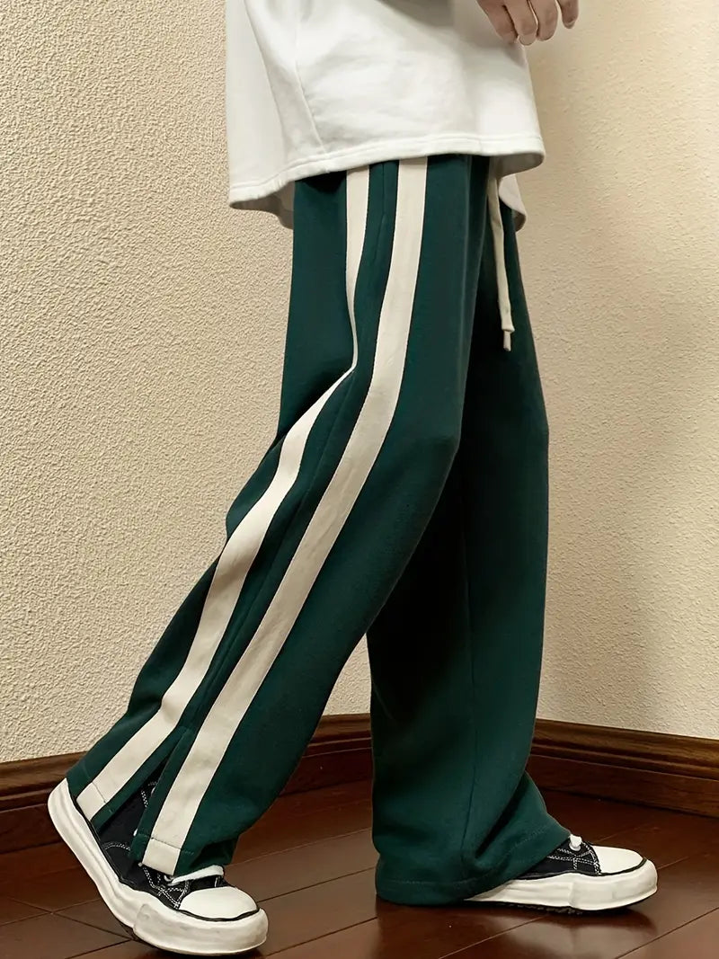 SORA Striped Drawstring Pants