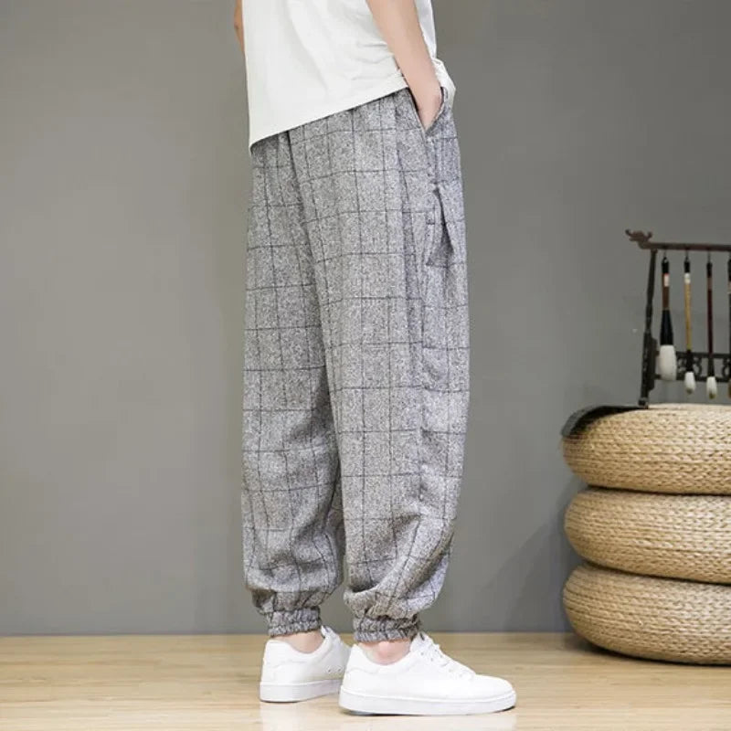 KAYOTO Grid Harem Pants - Satori