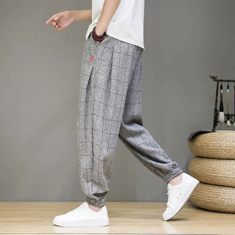 KAYOTO Grid Harem Pants - Satori