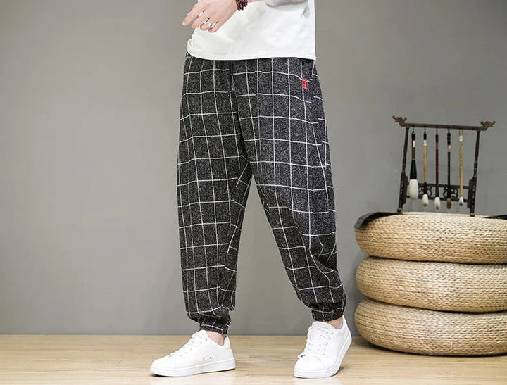 KAYOTO Grid Harem Pants - Satori