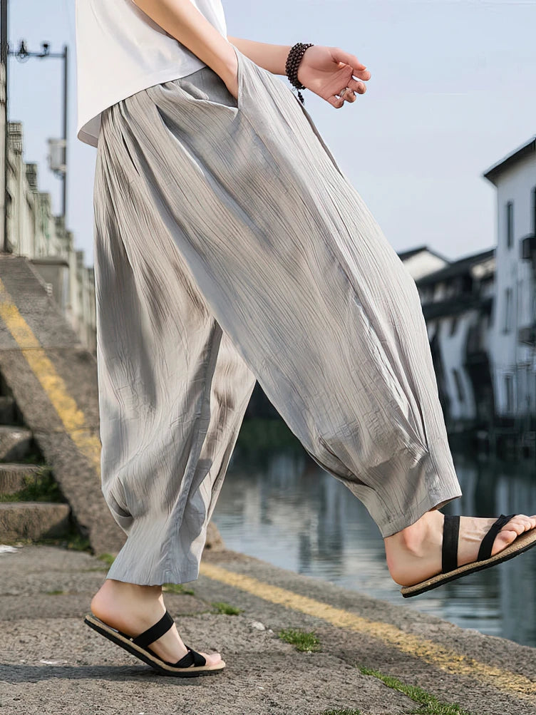 HISHŌ Ice Silk Linen Pants