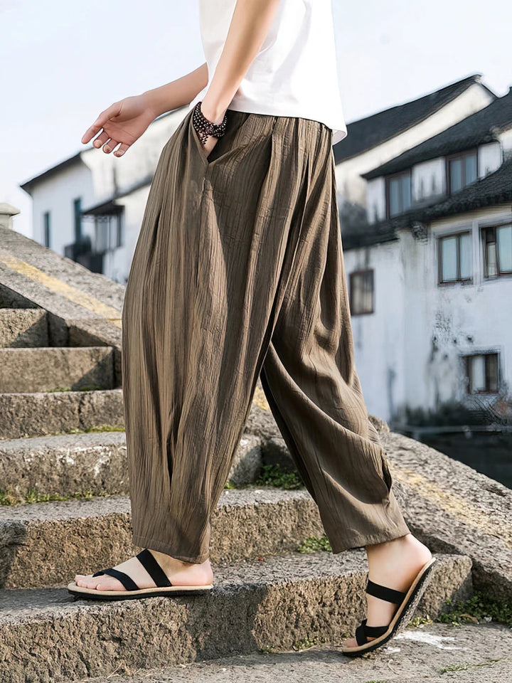 HISHŌ Ice Silk Linen Pants