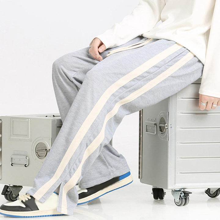 SORA Striped Drawstring Pants