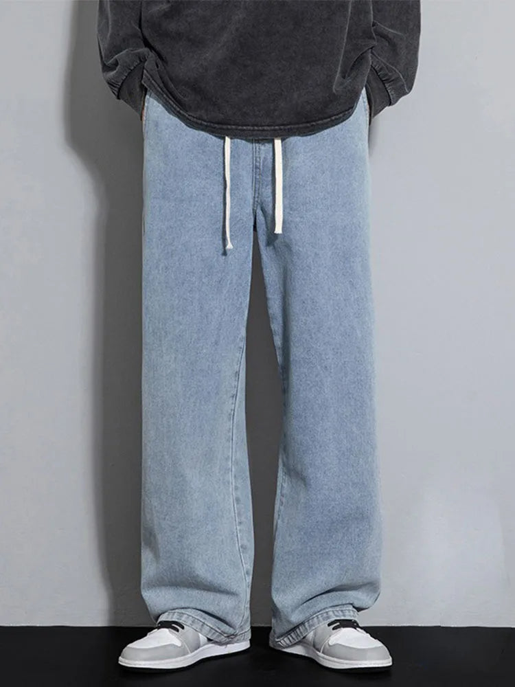 SHINJIN Wide-Leg Denim Jeans