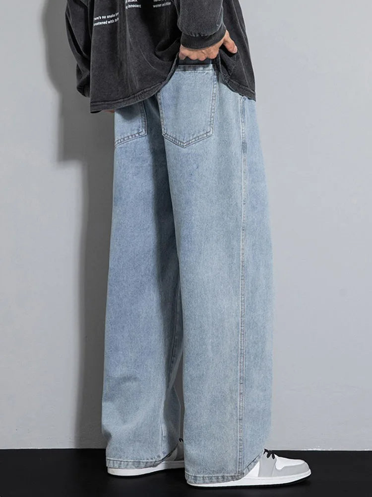 SHINJIN Wide-Leg Denim Jeans