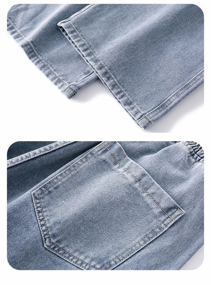 SHINJIN Wide-Leg Denim Jeans