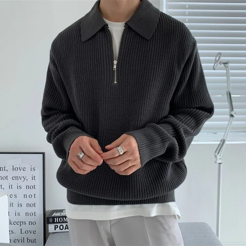 Ichiban Knitted Zip Sweater