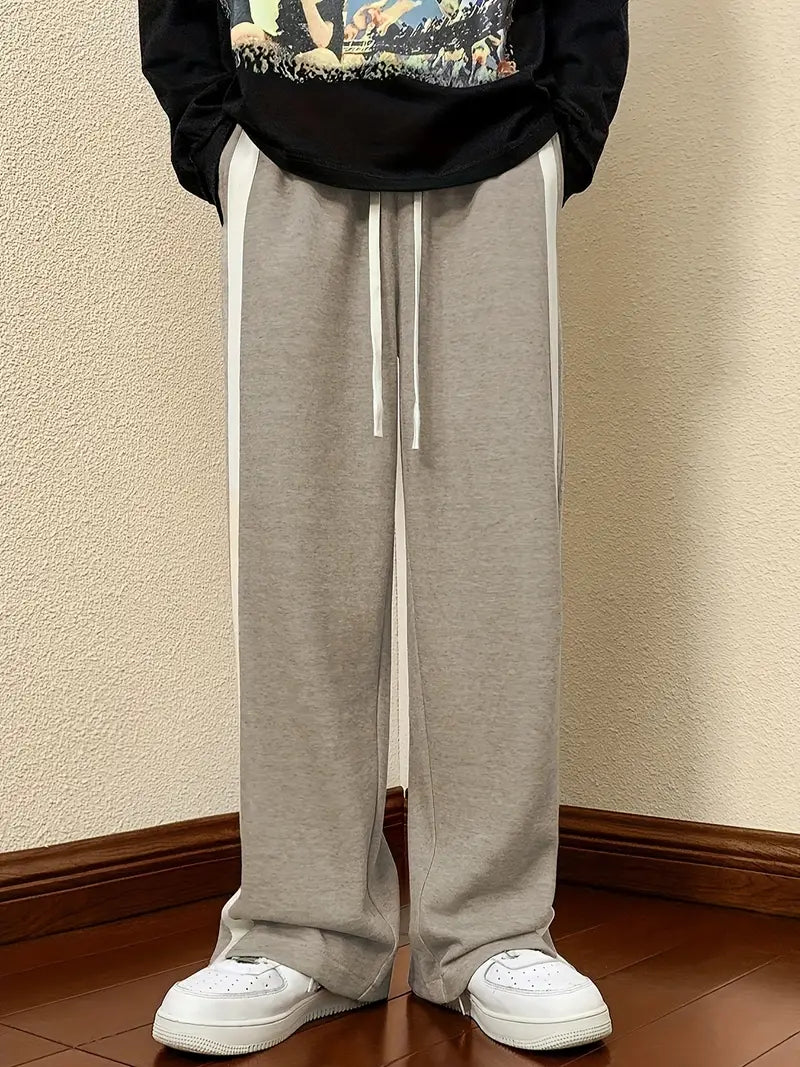 SORA Striped Drawstring Pants