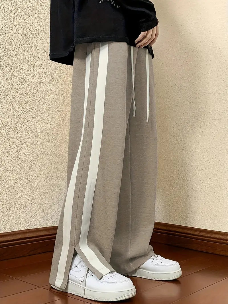 SORA Striped Drawstring Pants