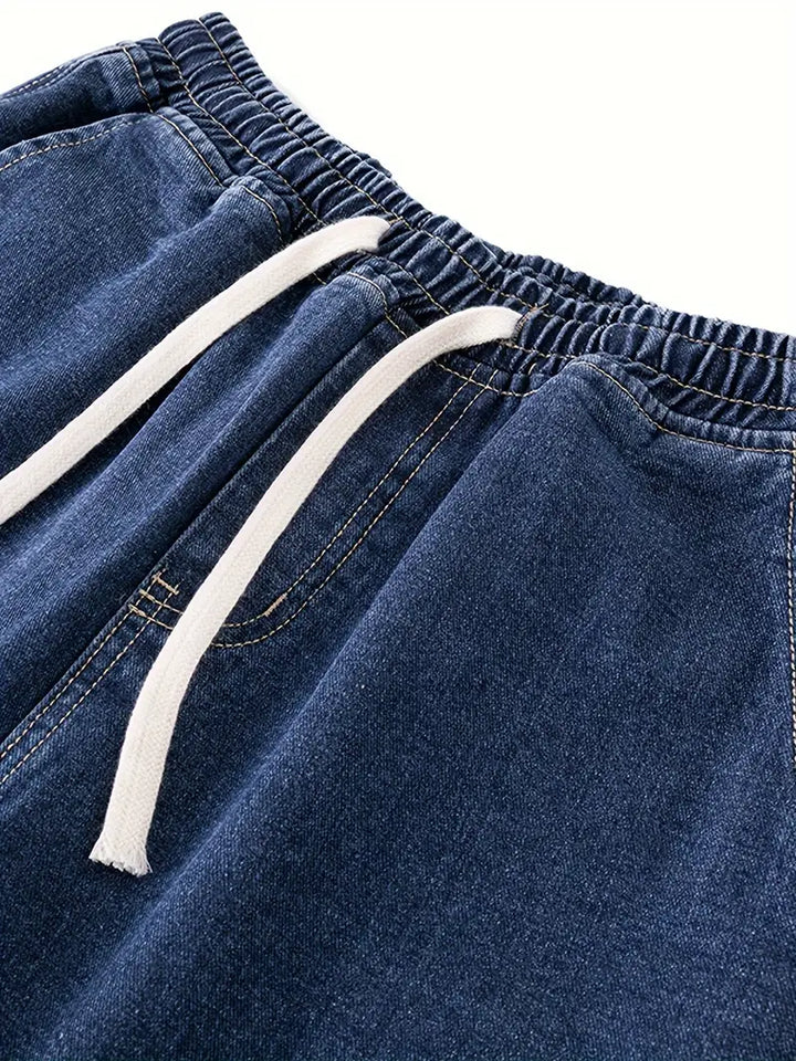 SHINJIN Wide-Leg Denim Jeans