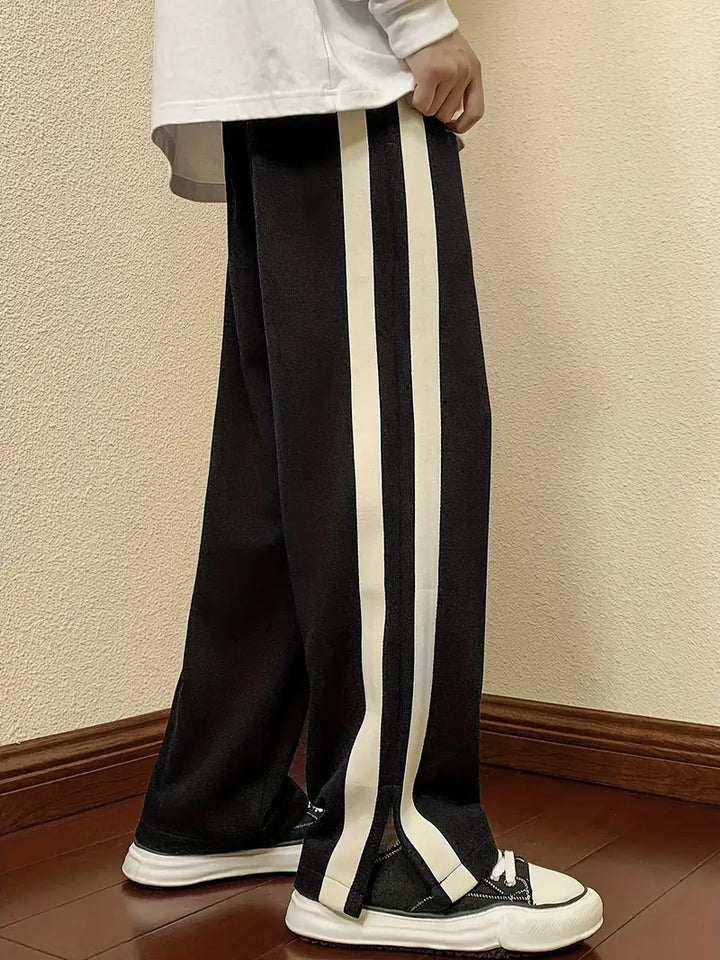 SORA Striped Drawstring Pants